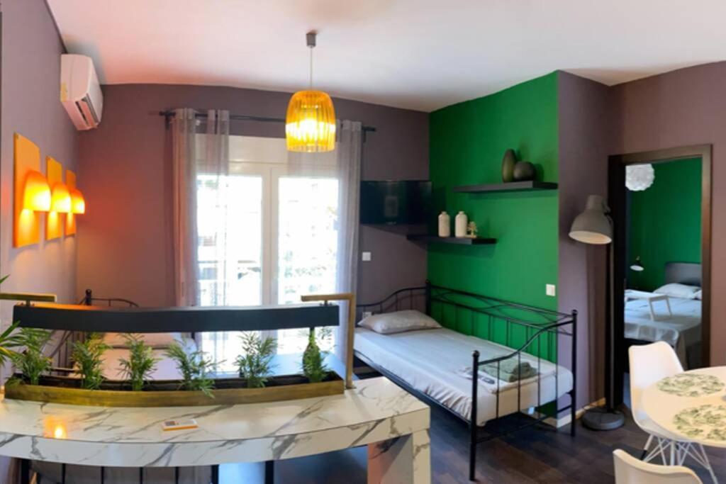 Green Apartment With View Comotini Exterior foto